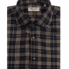 Camicia uomo Tartan con collo alla francese in puro cotone