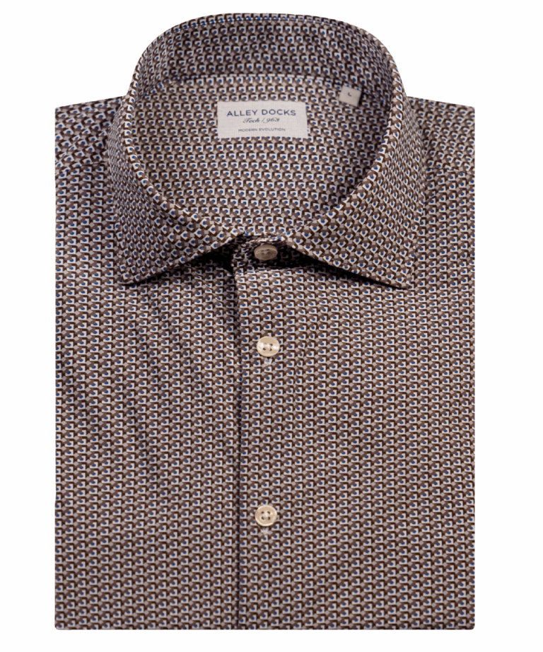 Camicia tecnica in fantasia geometrica