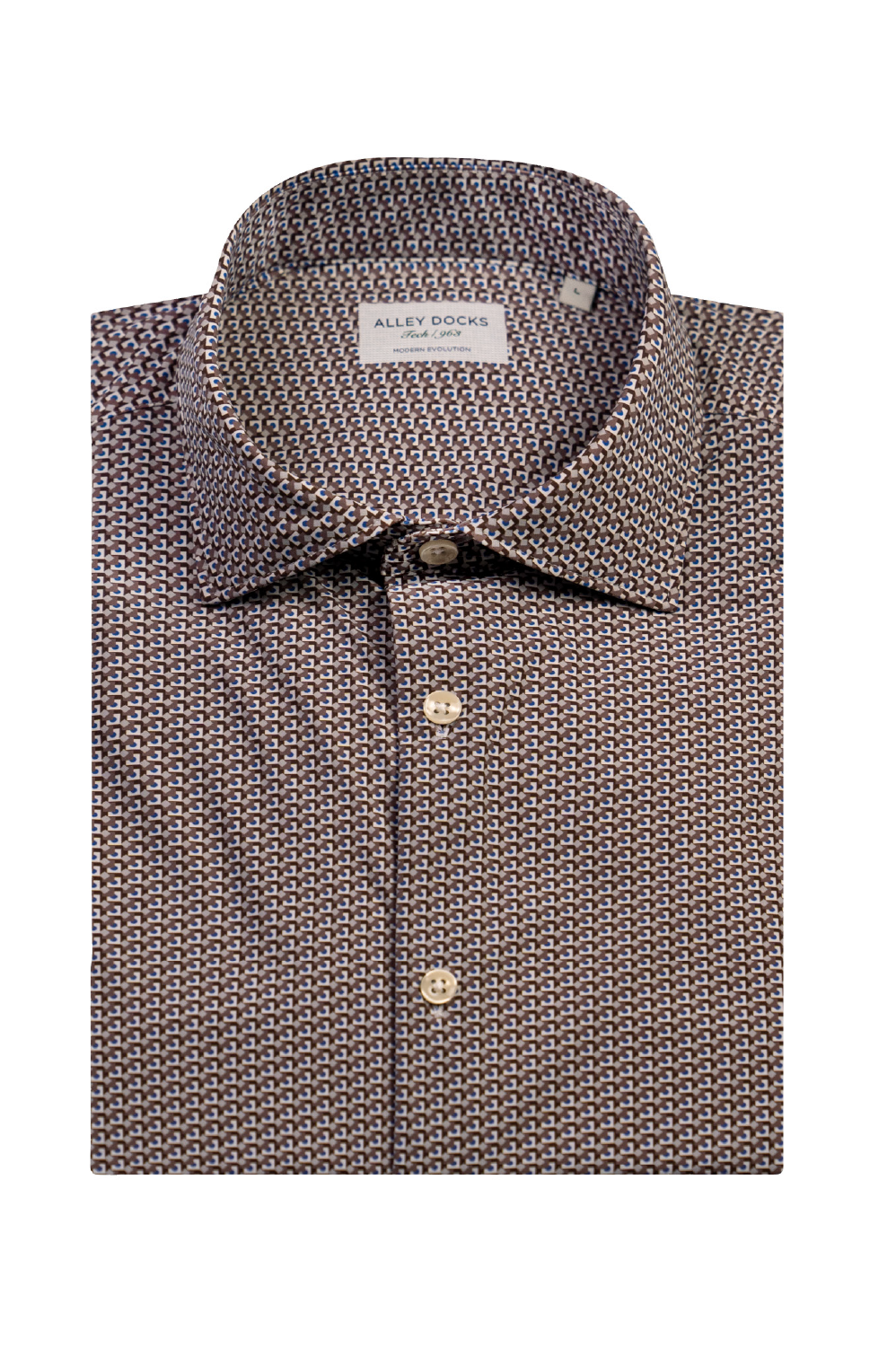 Camicia tecnica in fantasia geometrica