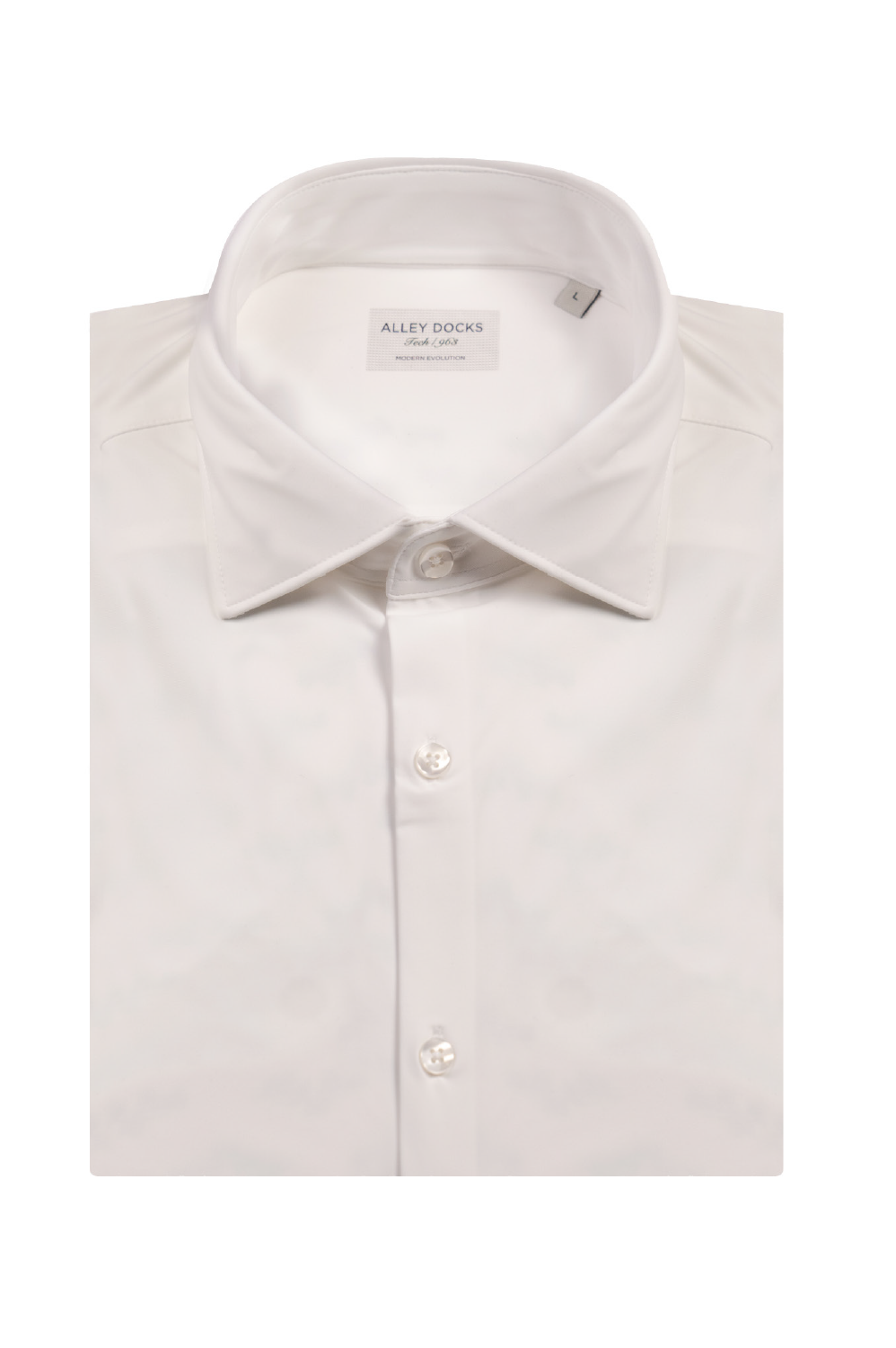 Camicia in tessuto tecnico in tinta unita