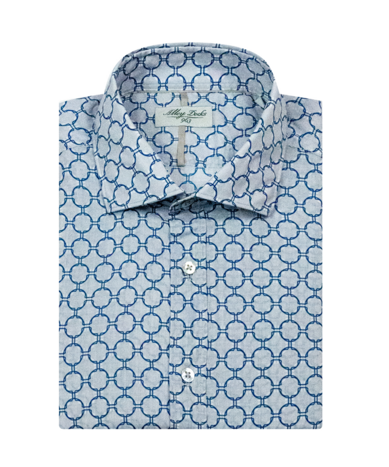 Camicia in fantasia geometrica