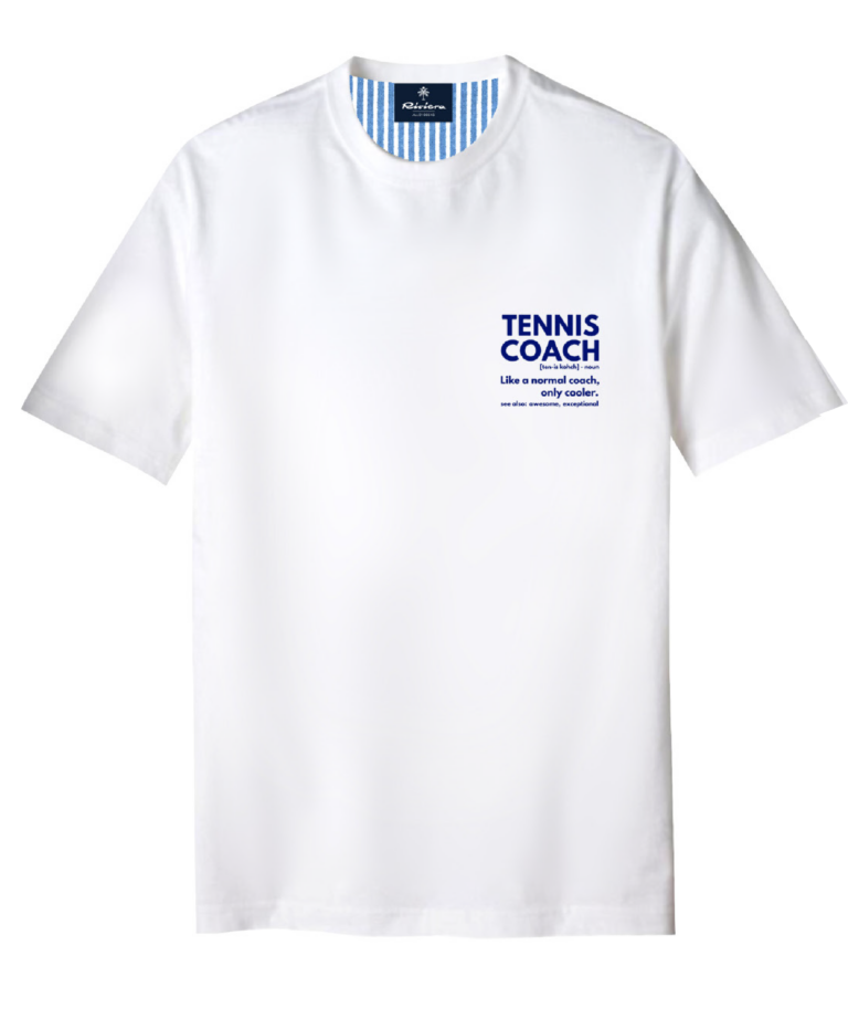 T-shirt in 100% cotone con grafica "tennis"