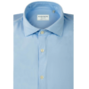 Camicia in tessuto tecnico in tinta unita light blue