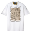 T-shirt in 100% cotone con grafica in stile "street art"
