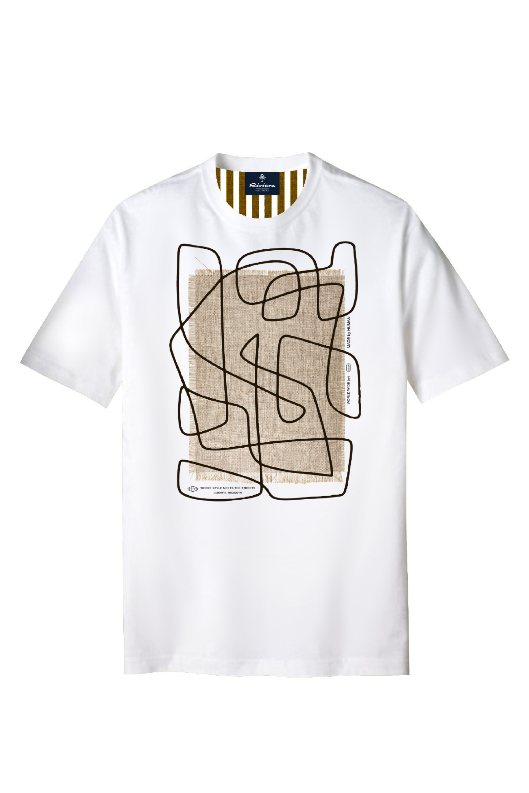 T-shirt in 100% cotone con grafica in stile "street art"