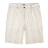 Bermuda a righe bianche e beige