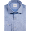 Camicia light blue in tessuto jacquard