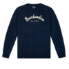 MAGLIONE GIROCOLLO NAVY BLUE CON RICAMO BOMBARDINO VIP CLUB