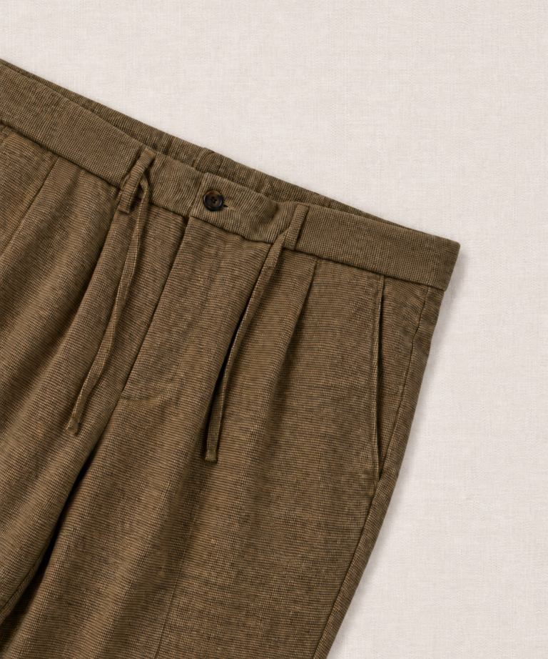 Alternative view of PANTALONE MICRO PIED DE POULE GREY
