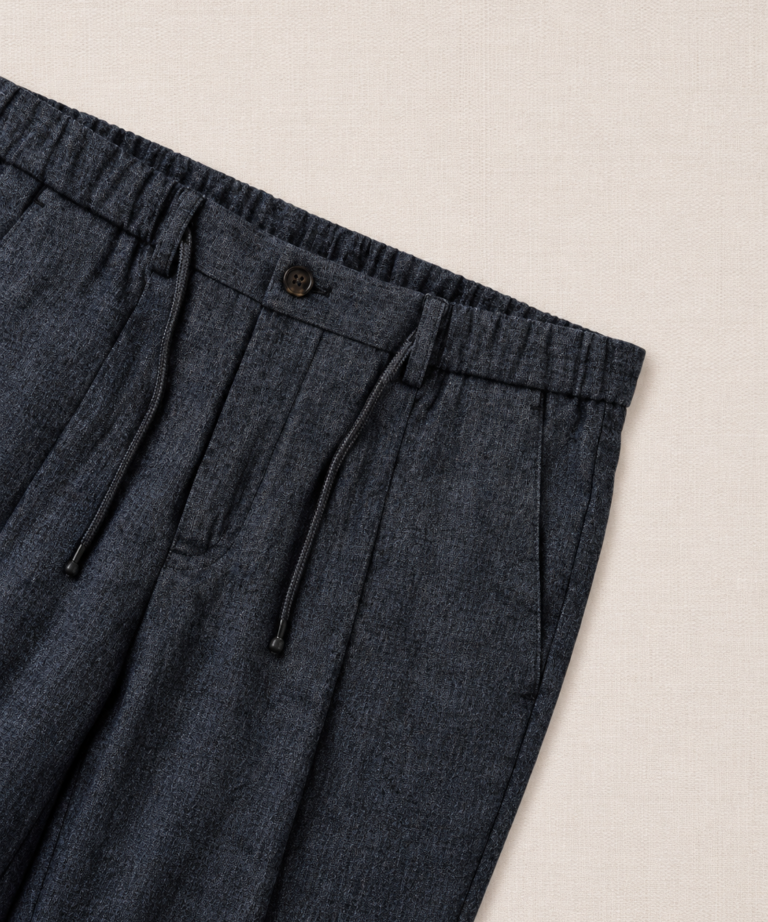 Alternative view of PANTALONE BICOLOR TWILL BLUE