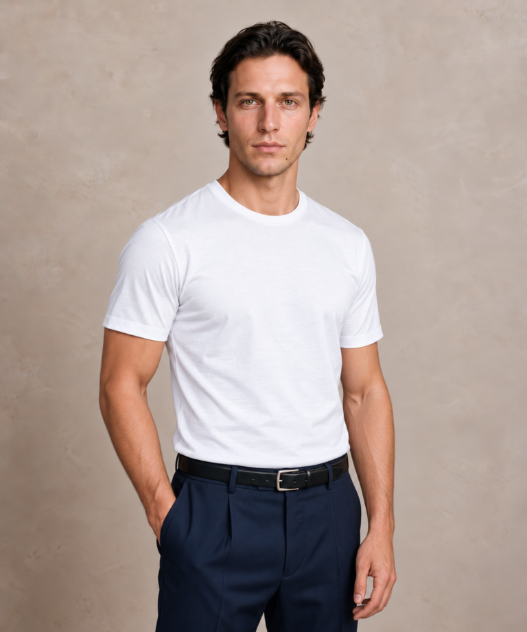 Alternative view of T-SHIRT IN TESSUTO TECH  WHITE