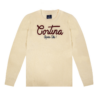 MAGLIONE GIROCOLLO CON RICAMO CORTINA APRES SKY