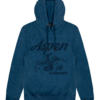 DENIM “ASPEN SKI COLORADO” PRINTED HOODIE