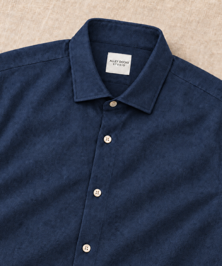 Alternative view of CAMICIA DELLA LINEA STUDIO NAVY BLUE