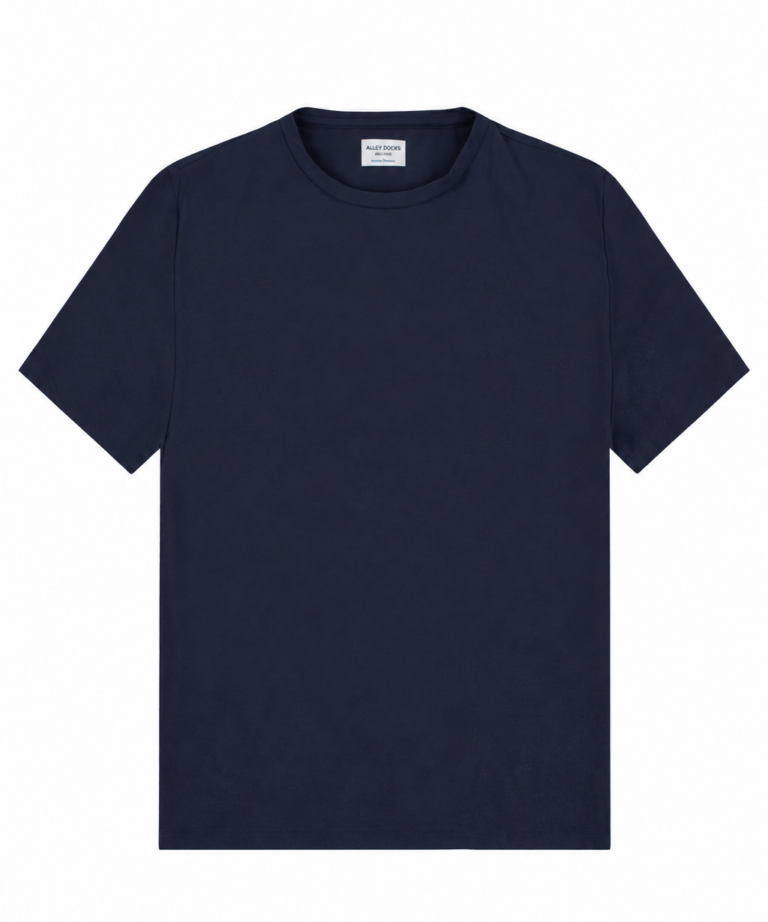 T-SHIRT IN TESSUTO TECH  NAVY BLUE