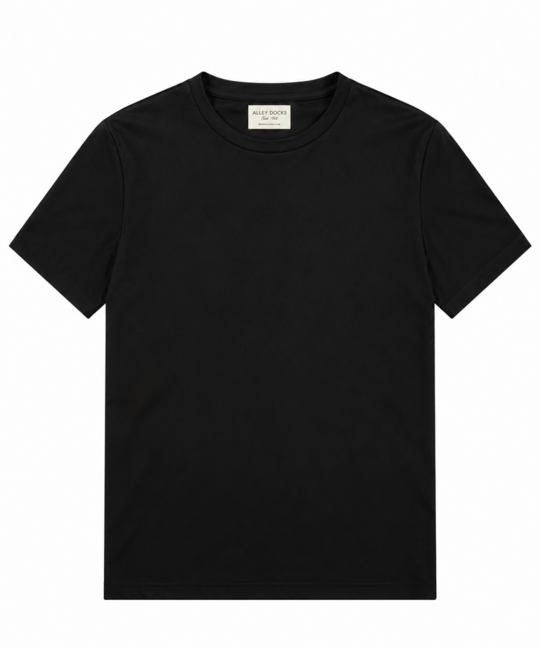 T-SHIRT IN TESSUTO TECH  BLACK