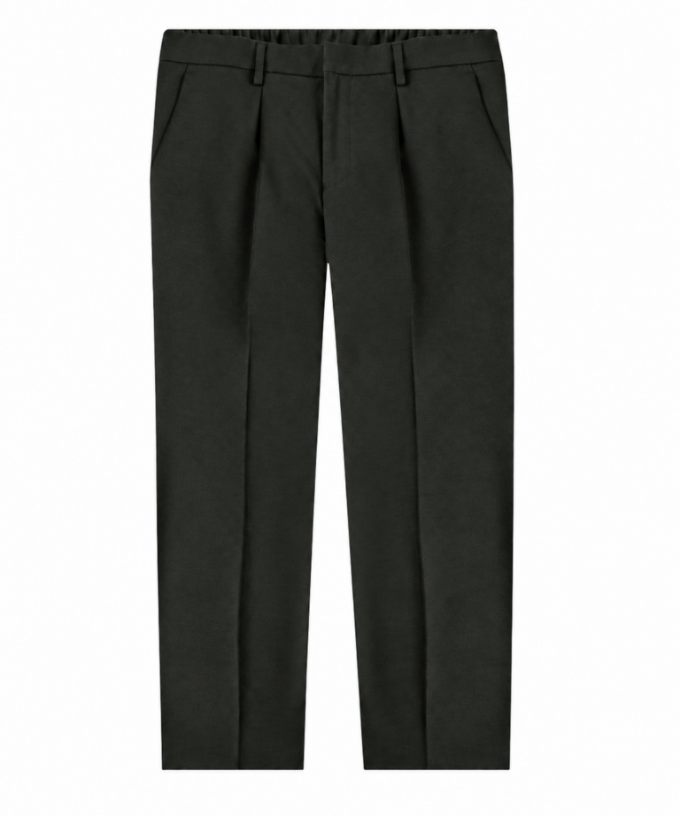 PANTALONE TECH IN JERSEY NIGHT GREEN