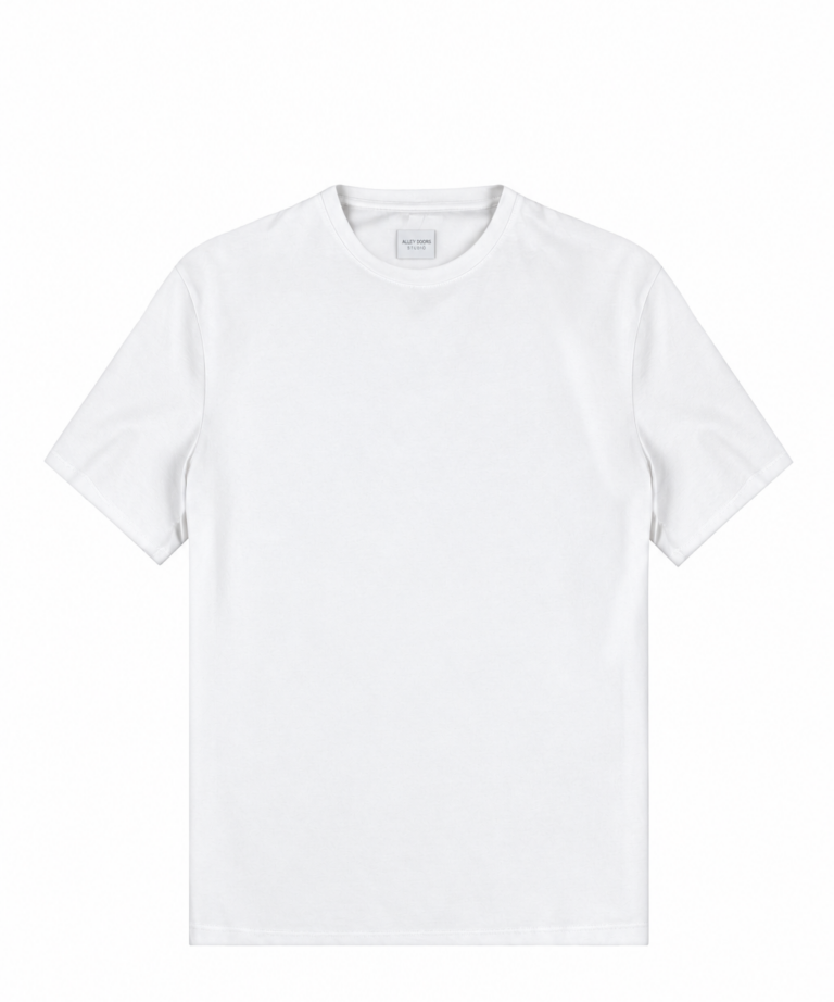 T-SHIRT WHITE IN COTONE FINE JERSEY