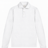 POLO A MANICHE LUNGHE IN COTONE WHITE